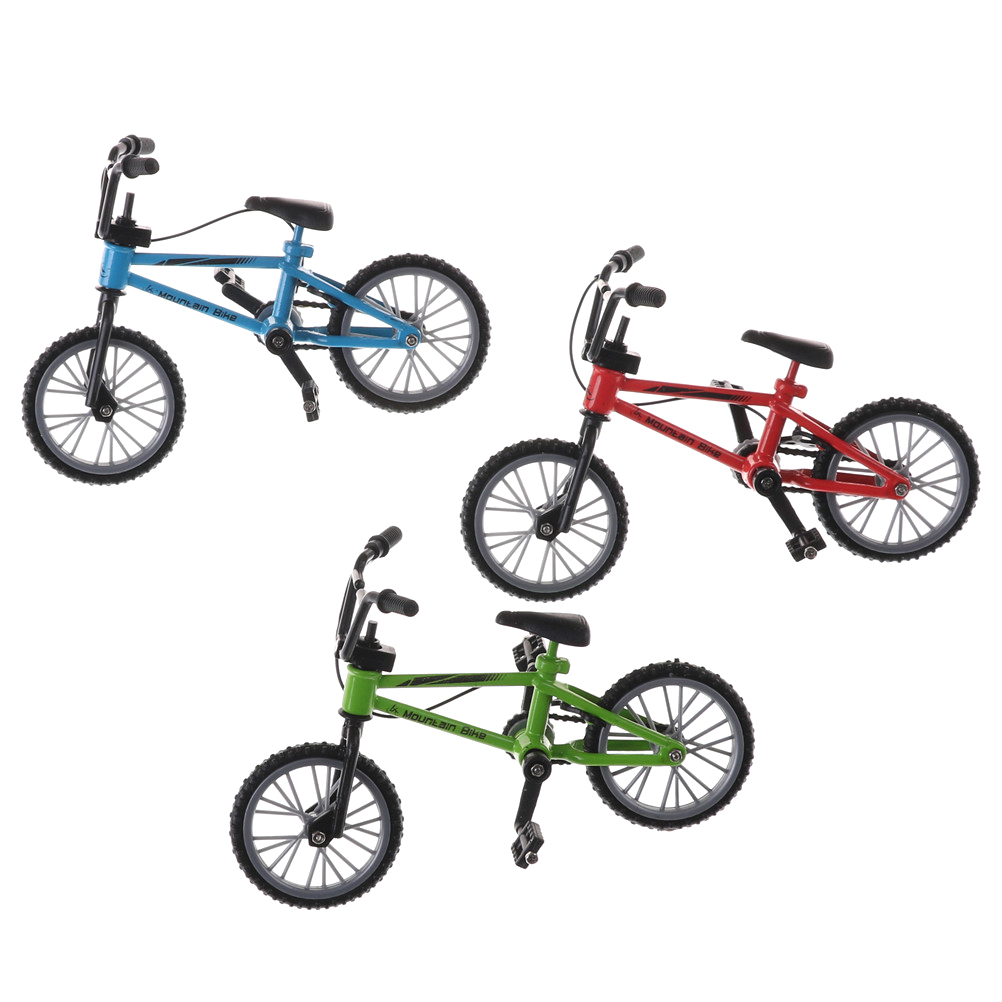 Mountain Biking Game - 1 個ミニクリエイティブ自転車モデル合金フィンガーマウンテンバイクおもちゃゲームギフト子供のための自転車おもちゃ