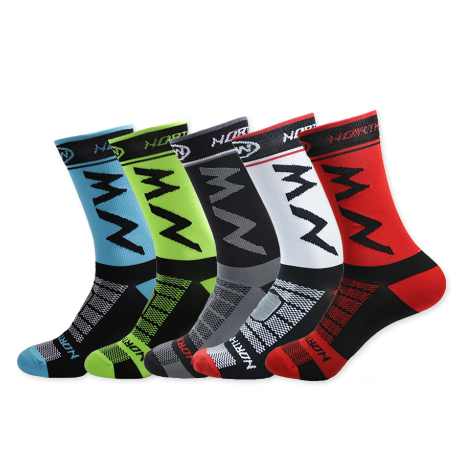 Mountain Biking Socks - ランニング、マウンテンサイクリング、アウトドアスポーツに適した高品質の通気性スポーツソックス3足