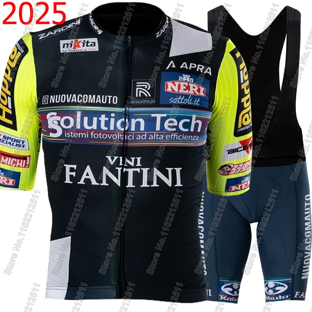 Mountain Biking Trousers - Team Solution tech-Vmini Fantiniサイクリングジャージーセット (男性用) 、イタリアの衣類、ロードバイクスーツ、自転車シャツ、ビブショーツ、MTB、2022