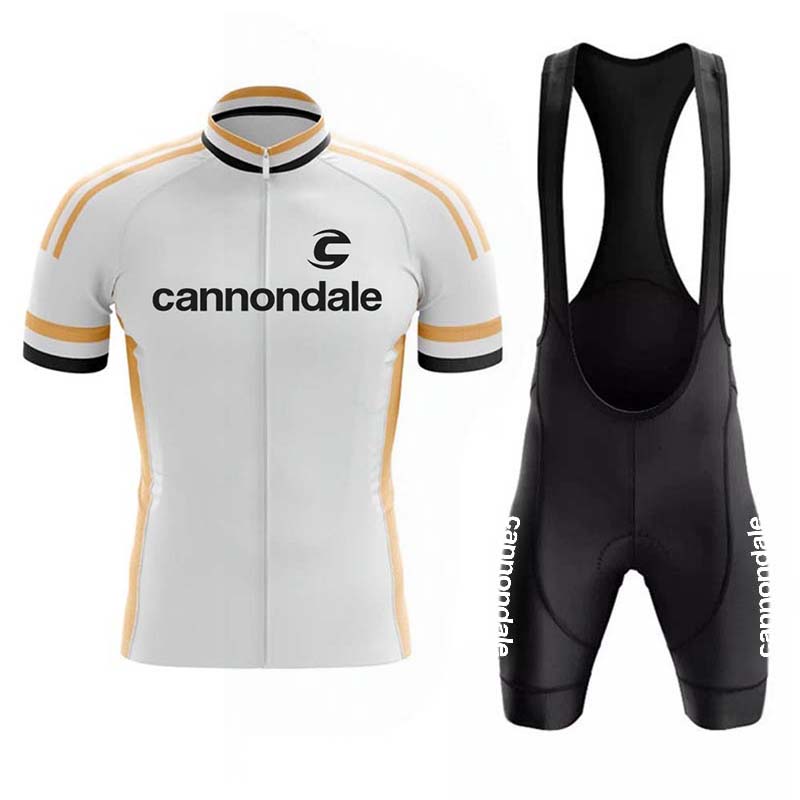 Mountain Biking Clothes - キャノンデール サイクリングジャージセット MTB サイクリングビブショーツセット 反射材付き カスタムサイクリングウェア