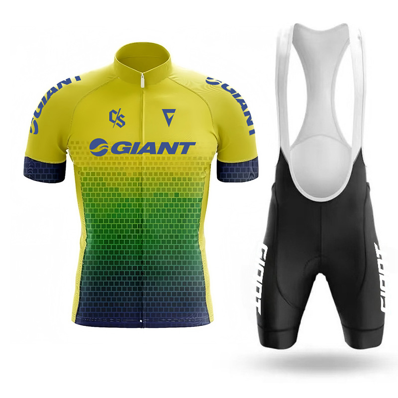 Mountain Biking Clothes - 男性用ジャイアントサイクリングジャージ、ロードマウンテンバイクショーツ、通気性のある夏服、プロのユニフォーム