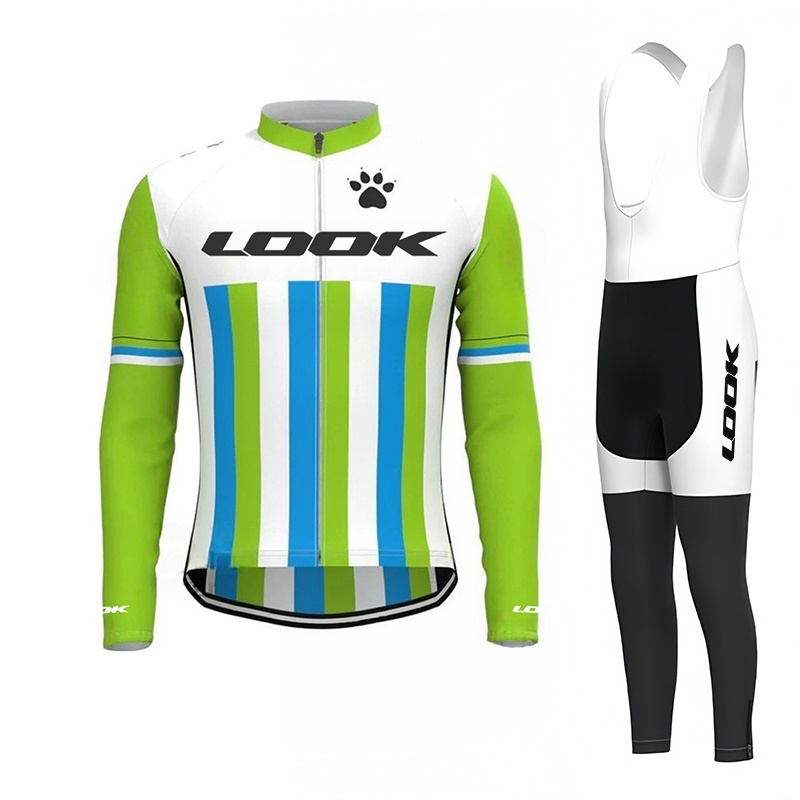Mountain Biking Long Sleeve Shirt - LOOK サイクリングジャージ、メンズ長袖自転車ライディングシャツ、ロード/マウンテンバイクサイクリングジャージ、MTBサイクリングウェア