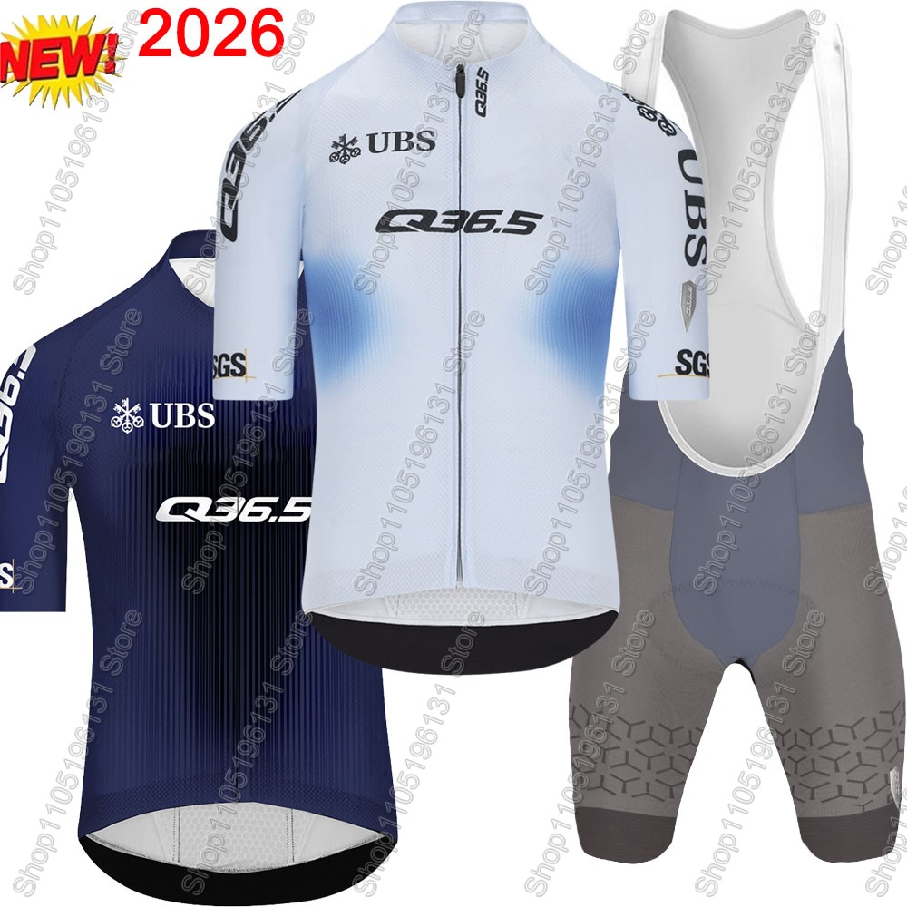 Mountain Biking Clothes - Q36.5 チーム 2026 サイクリングジャージセット スイス メンズ