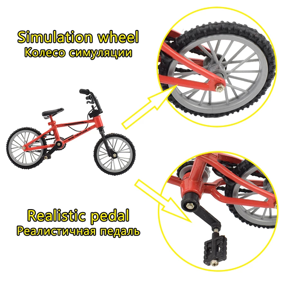 Mountain Biking Game - 高品質合金製フィンガーブレーキロープ 男の子向けモデル マウンテンバイク ミニバイク フィンガーBMXバイク ミニフィンガーバイク