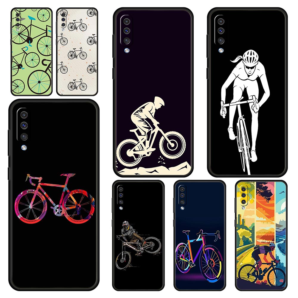Mountain Biking Cartoon - マウンテンバイク サイクリング アート ケース Samsung A56