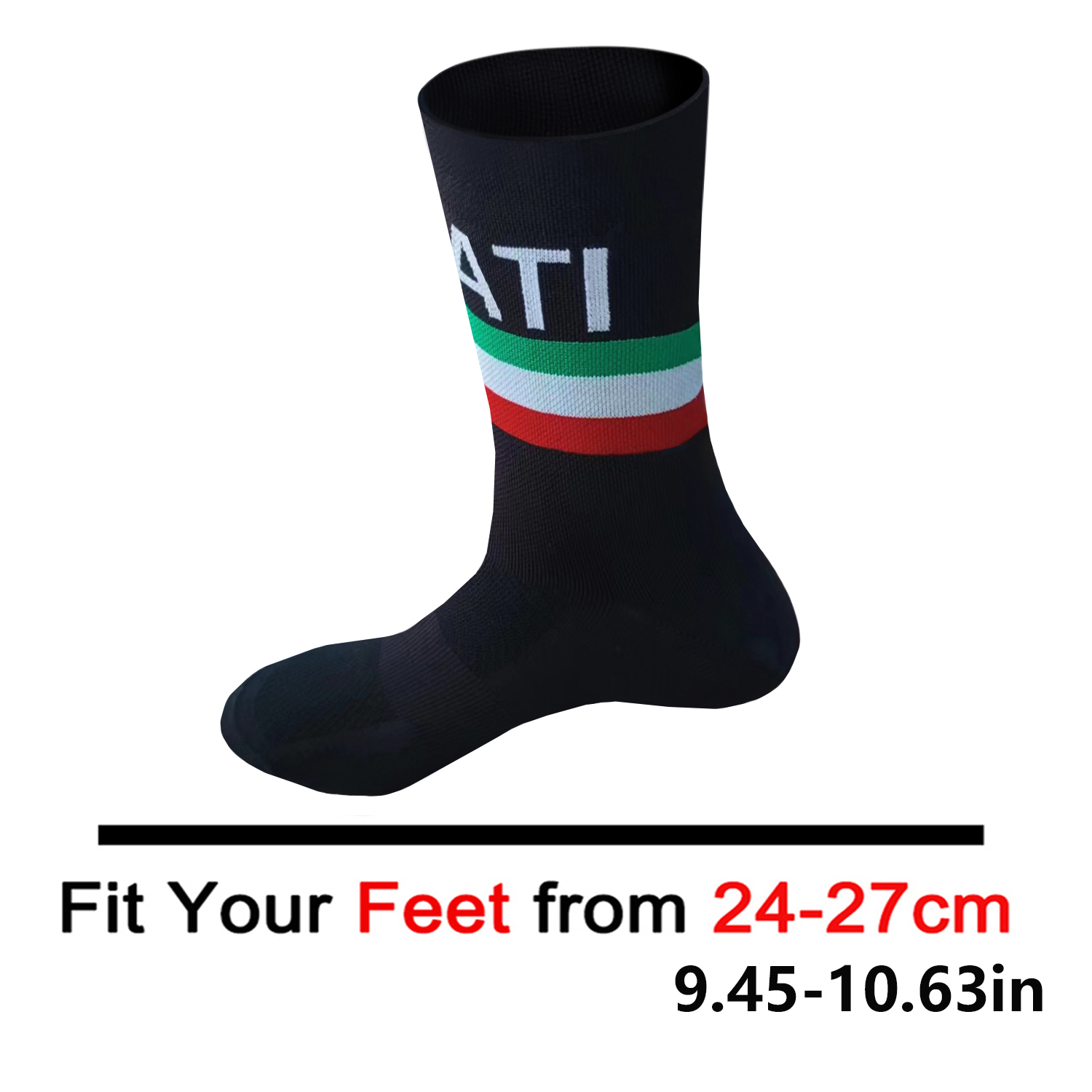 男性と女性のためのイタリアのサイクリングソックス、速乾性、ミ - Mountain Biking Socks のレビューと価格