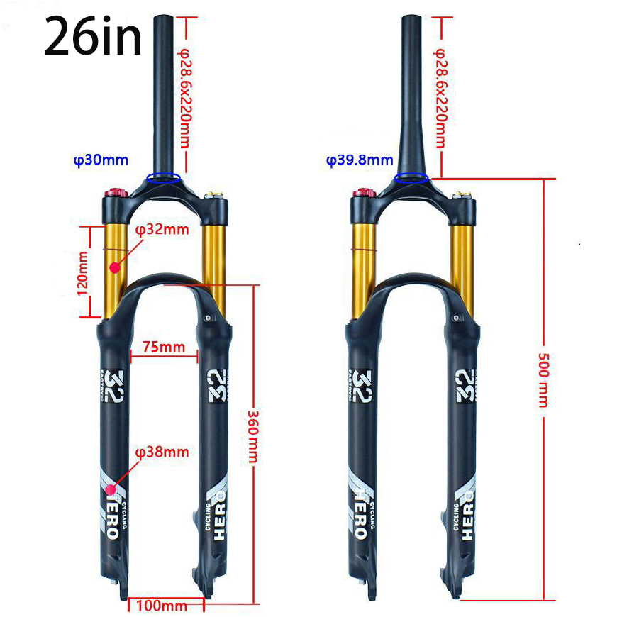 MTBフォーク、ダートジャンプ/XC用バイクサスペンションエ - Mountain Biking Jumps のレビューと価格