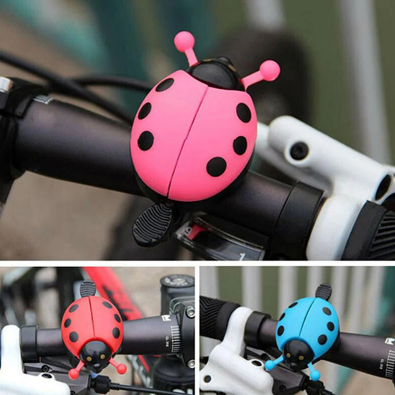 1PC かわいい自転車ベル動物セブンスターてんとう虫自転車ベ - Mountain Biking Cartoon のレビューと価格