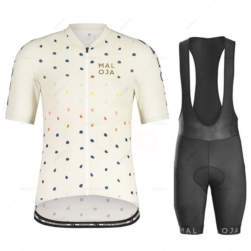 マロハサイクリングジャージー服セット、ビブショーツ、ジェルパ - Mountain Biking Clothes のレビューと価格