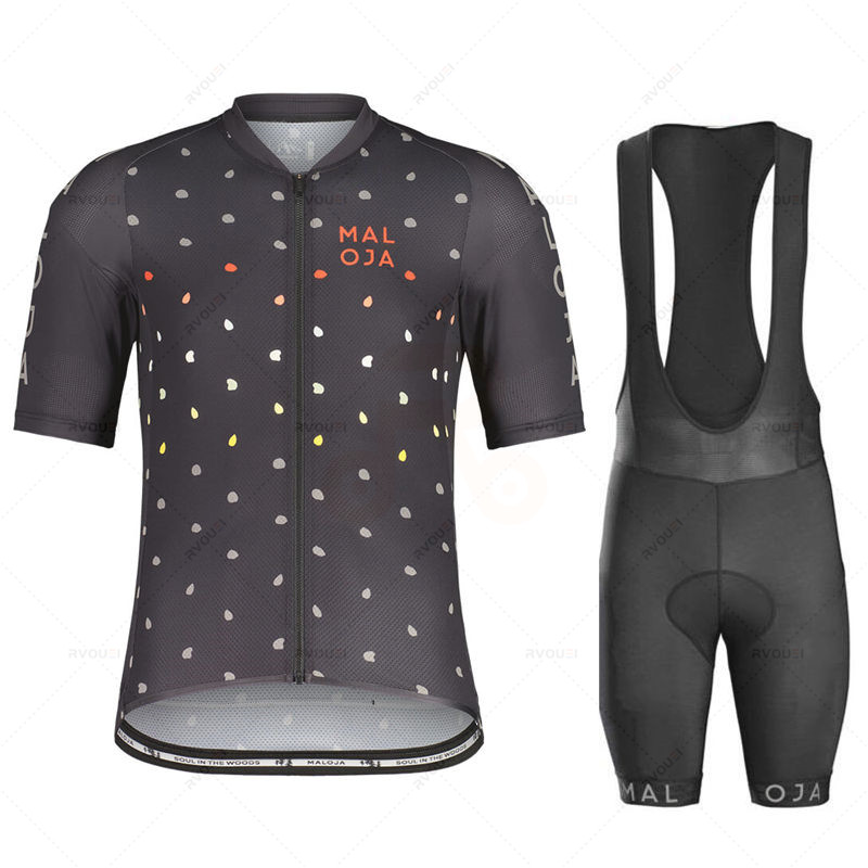 マロハサイクリングジャージー服セット、ビブショーツ、ジェルパ - Mountain Biking Clothes のレビューと価格