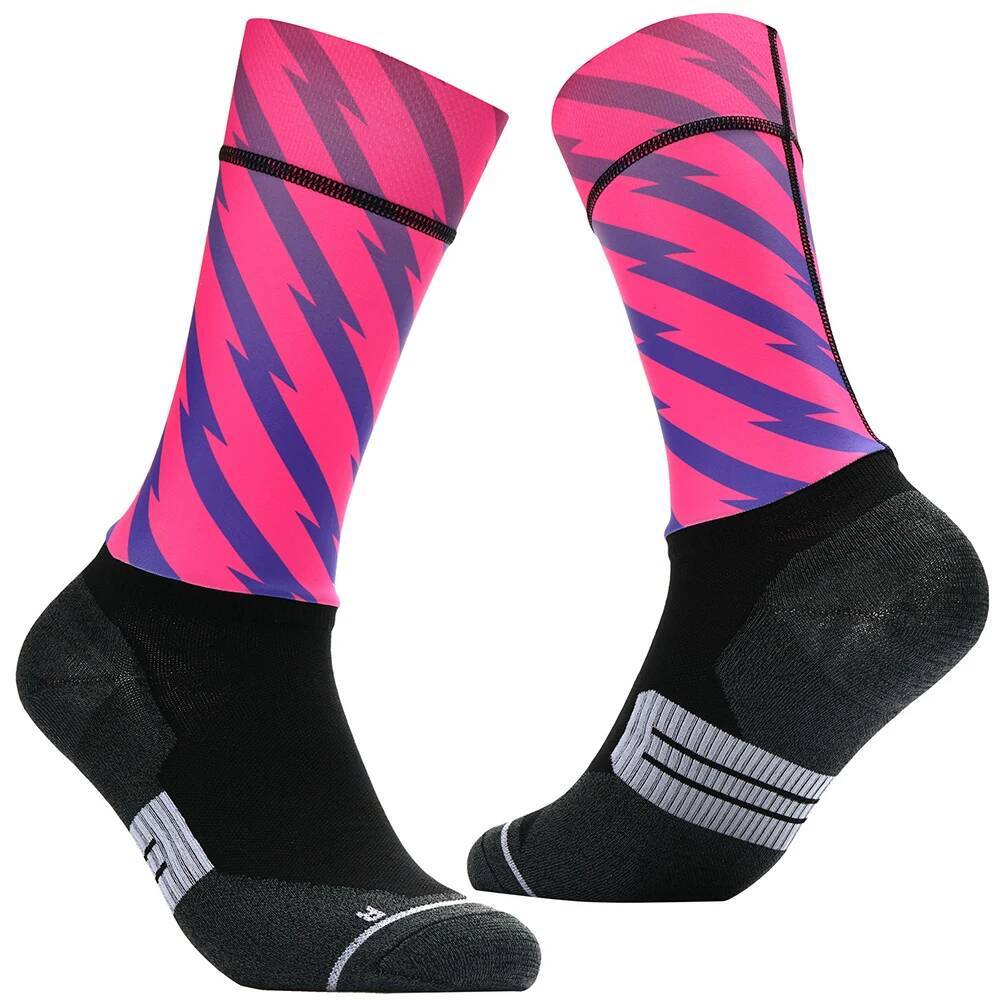 メンズ レディース サイクリング ソックス 通気性 吸湿性  - Mountain Biking Socks のレビューと価格