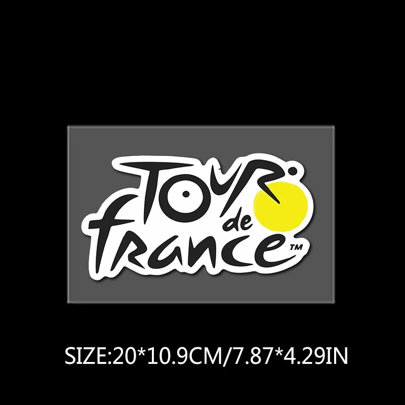 1Pc ツール・ド・フランスロゴビニールステッカー、ロードバ - Mountain Biking France のレビューと価格