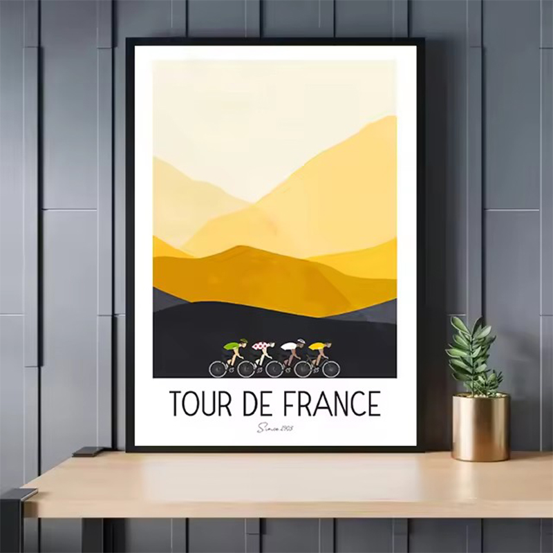 水彩サイクリングレースサイクリストツールドフランスマウンテン - Mountain Biking France のレビューと価格