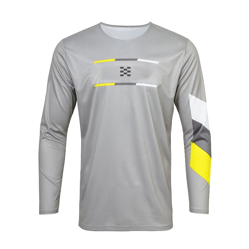 メンズ＆レディース長袖マウンテンバイクシャツ、オフロードバイ - Mountain Biking Long Sleeve Shirt のレビューと価格