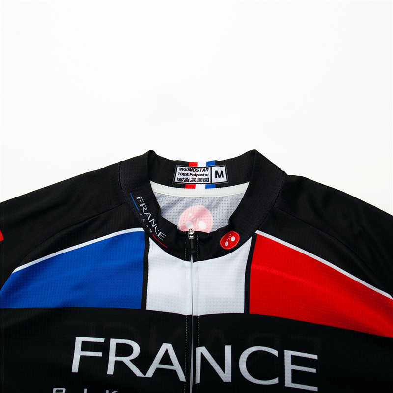 フランス メンズ サイクリング ジャージ 長袖 バイク シャ - Mountain Biking France のレビューと価格
