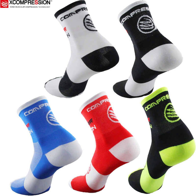 2017年新作サイクリングソックス 高弾性 アウトドアスポー - Mountain Biking Socks のレビューと価格