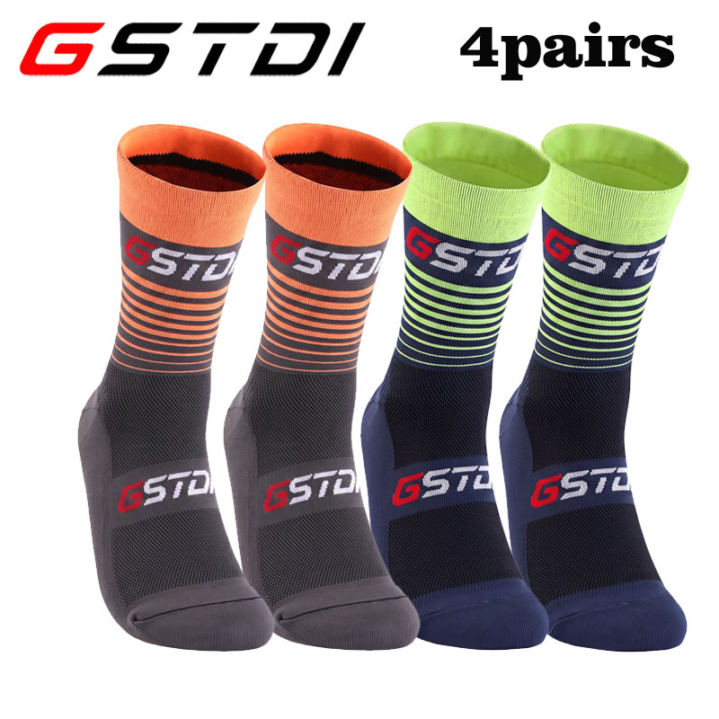 GSTDI 4 ペアサイクリングソックス男性と女性用足首丈通 - Mountain Biking Socks のレビューと価格