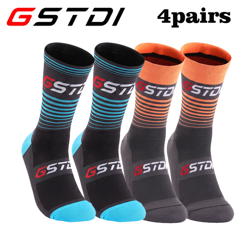 GSTDI 4 ペアサイクリングソックス男性と女性用足首丈通 - Mountain Biking Socks のレビューと価格
