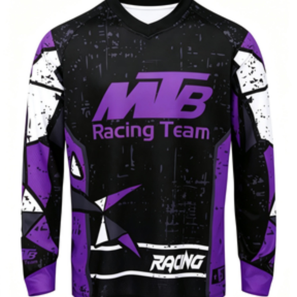チームロングスリーブスポーツシャツ 通気性速乾素材 マウンテ - Mountain Biking Long Sleeve Shirt のレビューと価格