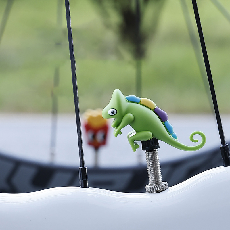 新しい自転車用エアノズルキャップ ロードバイク シリコン製  - Mountain Biking Cartoon のレビューと価格