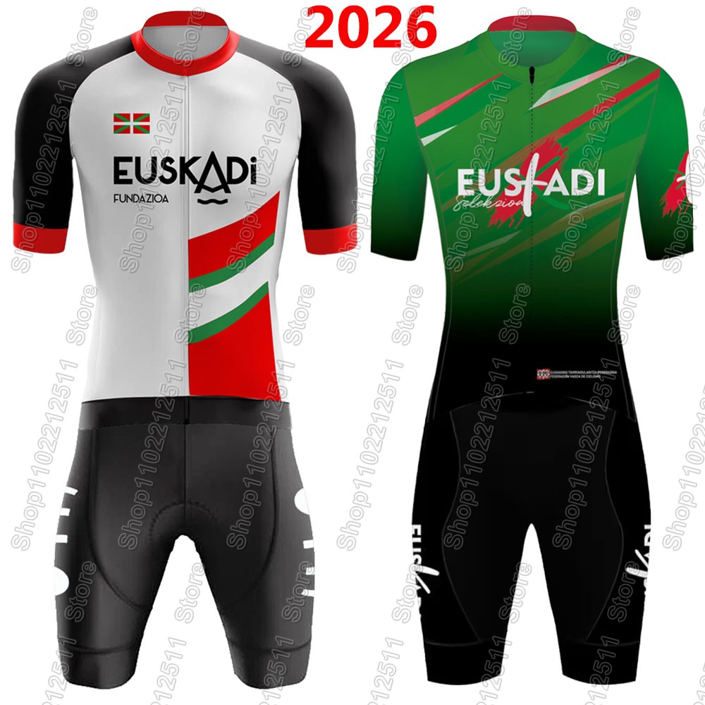 Euskadi チームサイクリングジャージ 2026 セット - Mountain Biking Clothes のレビューと価格