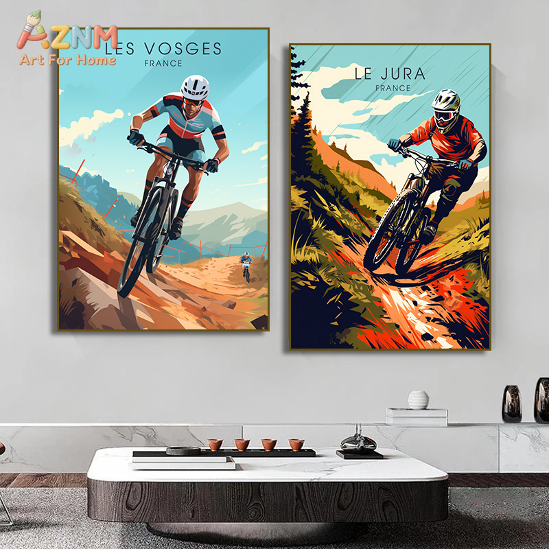 AZNM ヴィンテージ フランス マウンテンバイク キャンバ - Mountain Biking France のレビューと価格
