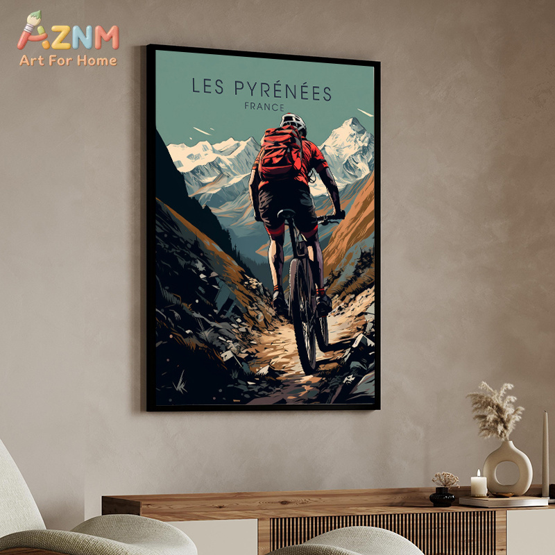 AZNM ヴィンテージ フランス マウンテンバイク キャンバ - Mountain Biking France のレビューと価格