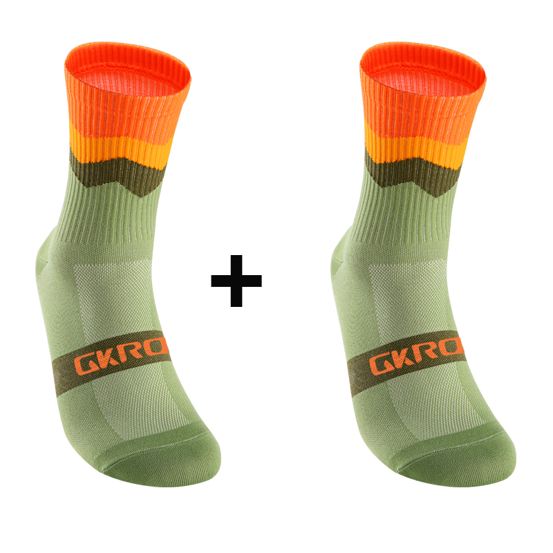 2 ペアプロフェッショナルサイクリングソックス通気性道路自転 - Mountain Biking Socks のレビューと価格