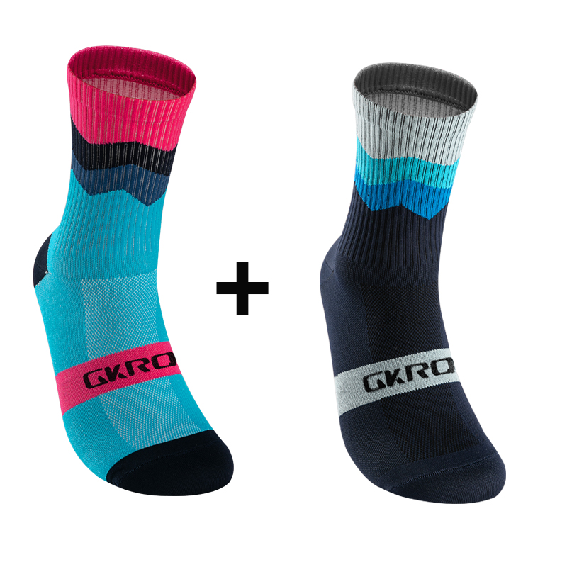 2 ペアプロフェッショナルサイクリングソックス通気性道路自転 - Mountain Biking Socks のレビューと価格