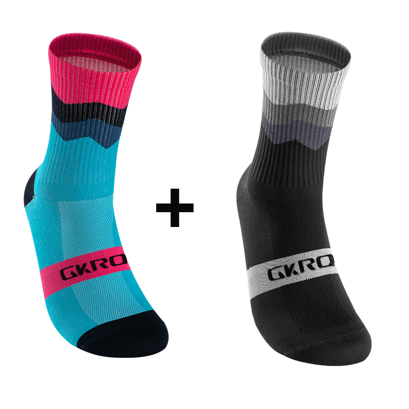 2 ペアプロフェッショナルサイクリングソックス通気性道路自転 - Mountain Biking Socks のレビューと価格