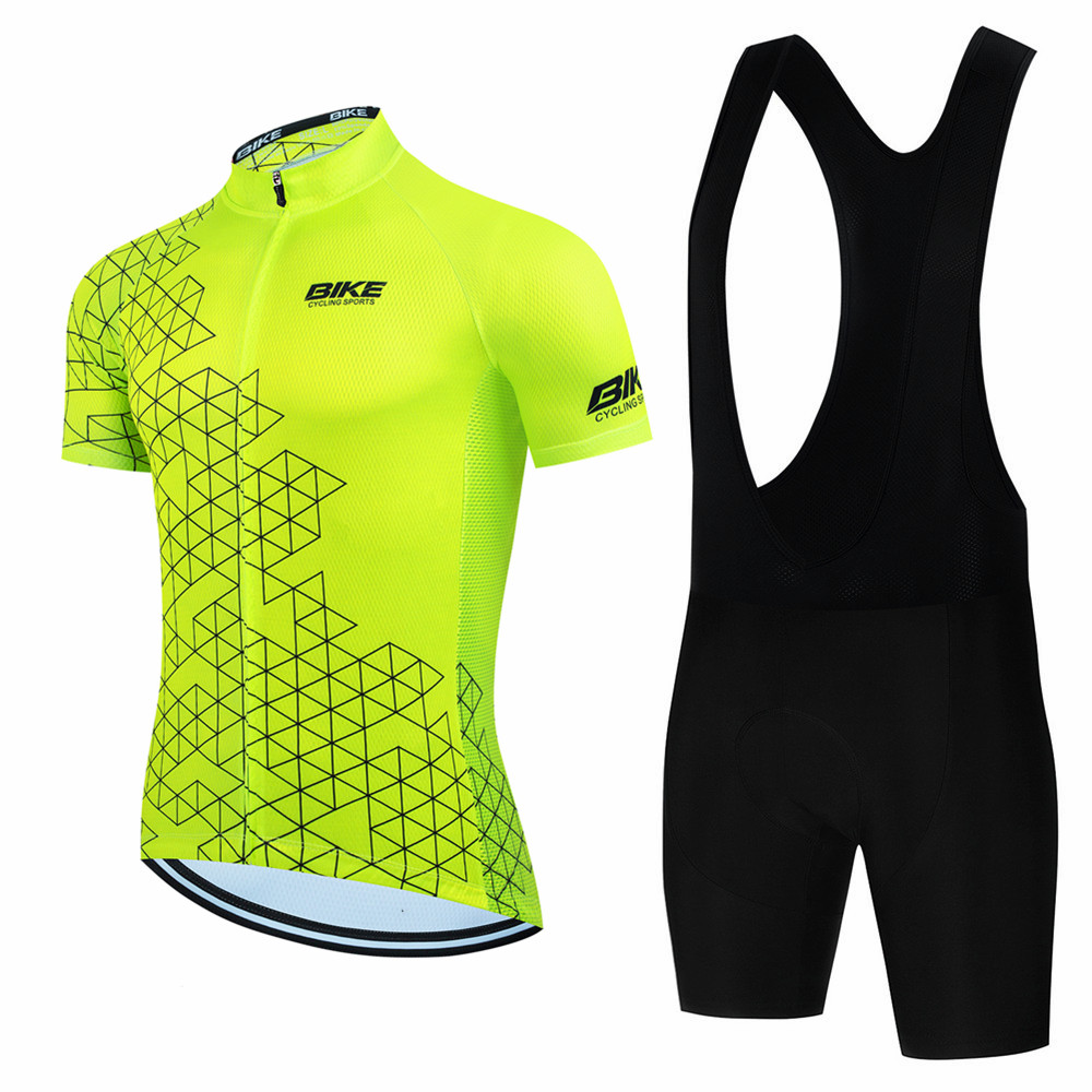バイク夏サイクリングジャージセット男性マウンテンバイク服速乾 - Mountain Biking Clothes のレビューと価格