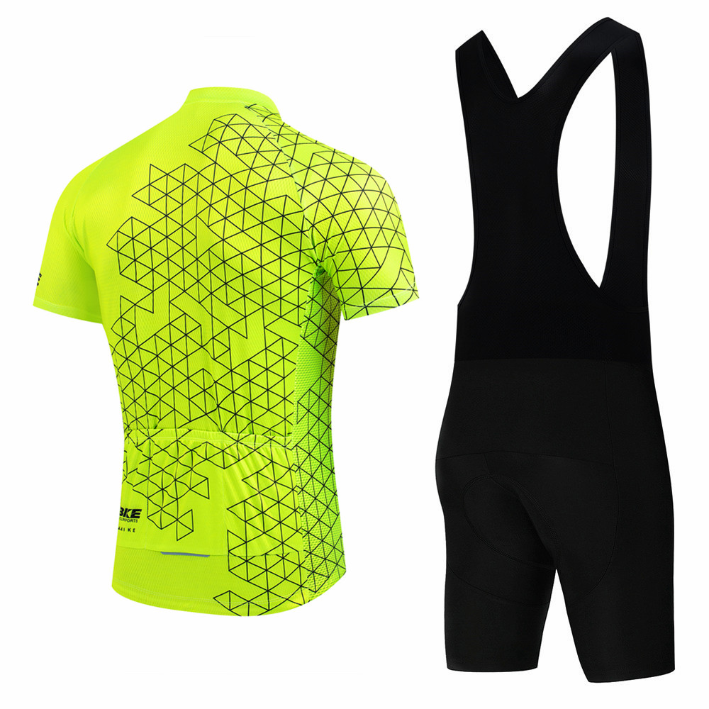 バイク夏サイクリングジャージセット男性マウンテンバイク服速乾 - Mountain Biking Clothes のレビューと価格