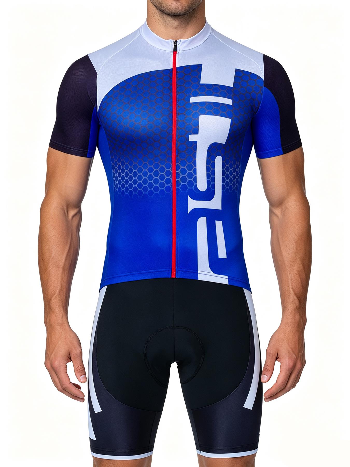 プロチームサイクリングジャージセット夏サイクリングウェアマウ - Mountain Biking Clothes のレビューと価格