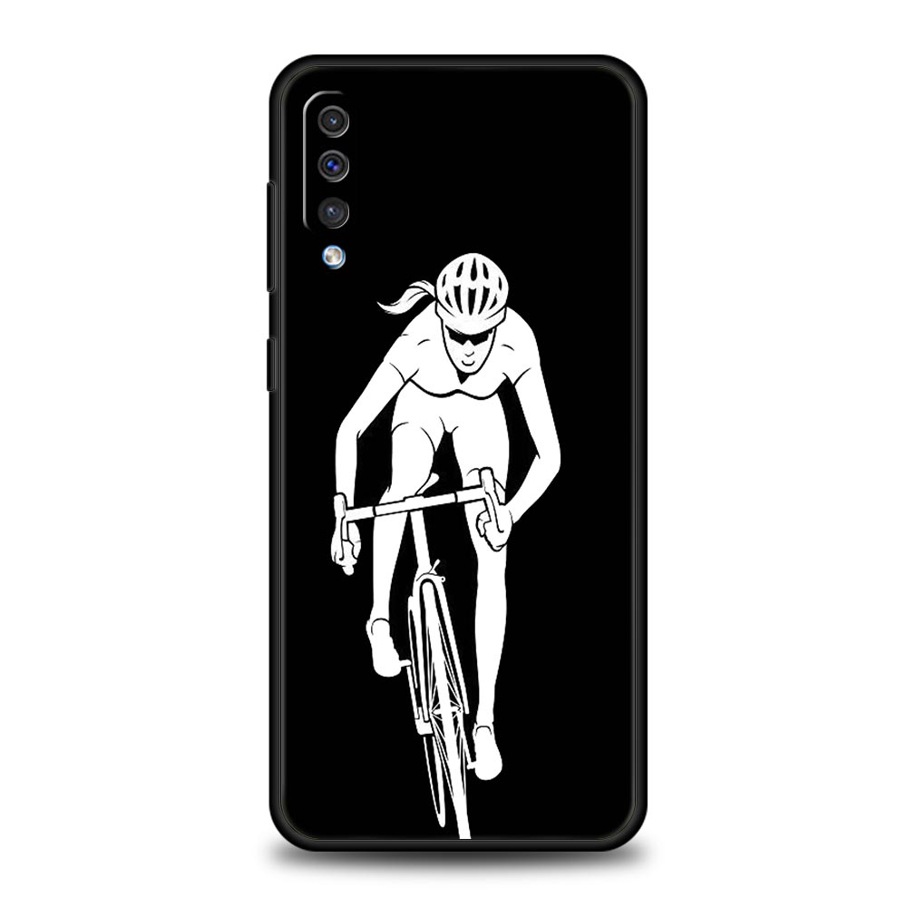 マウンテンバイク サイクリング アート ケース Samsun - Mountain Biking Cartoon のレビューと価格